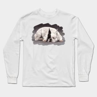 French Bulldog Painting Long Sleeve T-Shirt